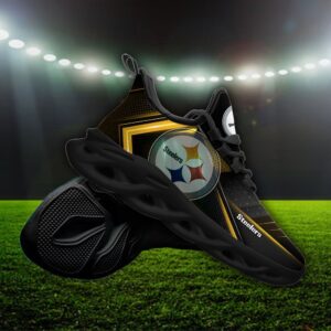 Custom Name Pittsburgh Steelers Personalized Max Soul Shoes Ver 2