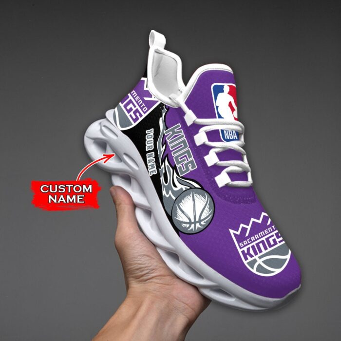 Custom Name Sacramento Kings Personalized Max Soul Shoes 100 M12