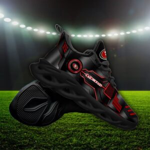 Custom Name San Francisco 49ers Personalized Max Soul Shoes 81