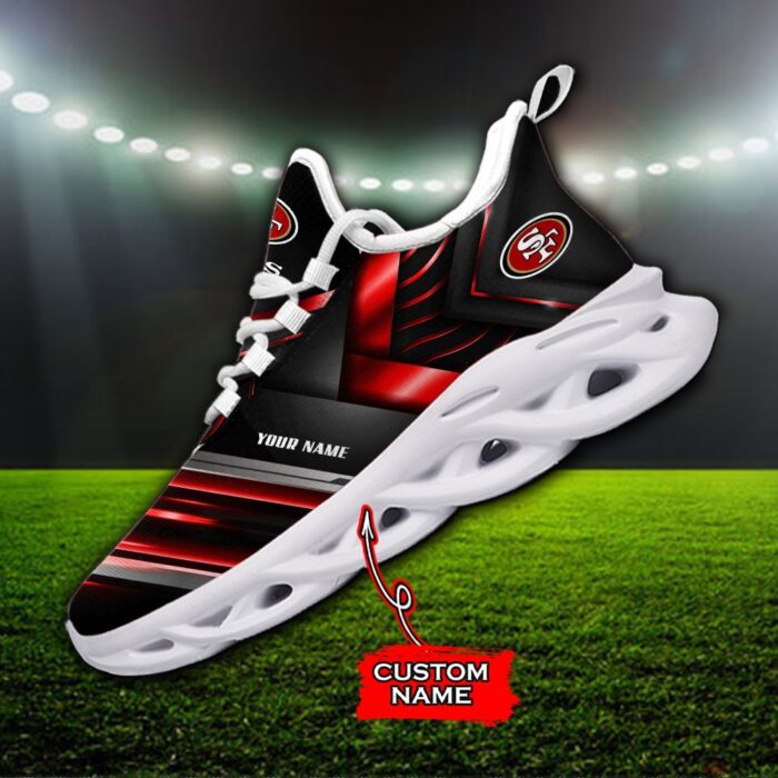 Custom Name San Francisco 49ers Personalized Max Soul Shoes 86