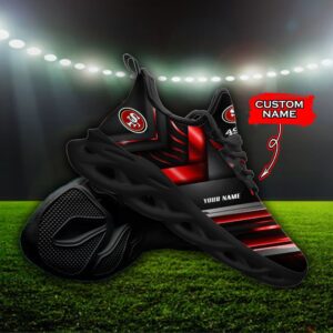 Custom Name San Francisco 49ers Personalized Max Soul Shoes 86