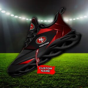 Custom Name San Francisco 49ers Personalized Max Soul Shoes 87