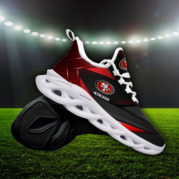 Custom Name San Francisco 49ers Personalized Max Soul Shoes 87