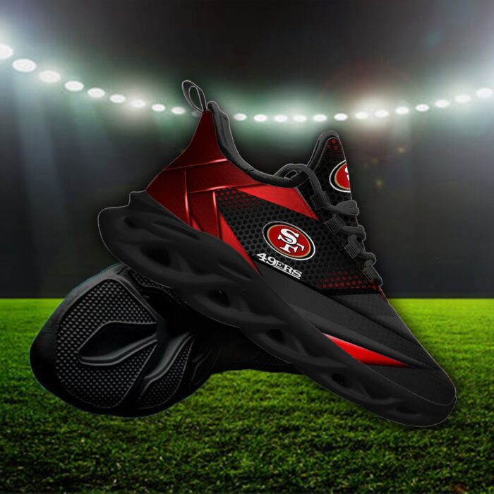 Custom Name San Francisco 49ers Personalized Max Soul Shoes 87