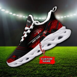 Custom Name San Francisco 49ers Personalized Max Soul Shoes 93