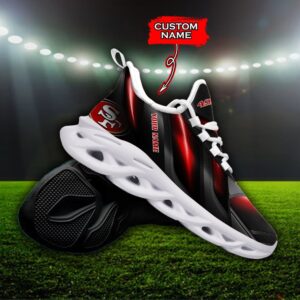 Custom Name San Francisco 49ers Personalized Max Soul Shoes Ver 1