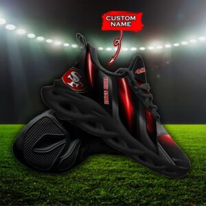 Custom Name San Francisco 49ers Personalized Max Soul Shoes Ver 1