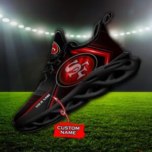 Custom Name San Francisco 49ers Personalized Max Soul Shoes Ver 2