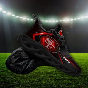 Custom Name San Francisco 49ers Personalized Max Soul Shoes Ver 2