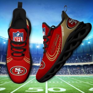 Custom Name San Francisco 49ers Personalized Max Soul Shoes for Fan