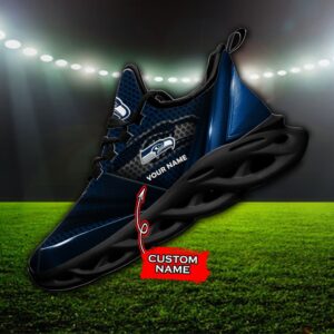 Custom Name Seattle Seahawks Personalized Max Soul Shoes