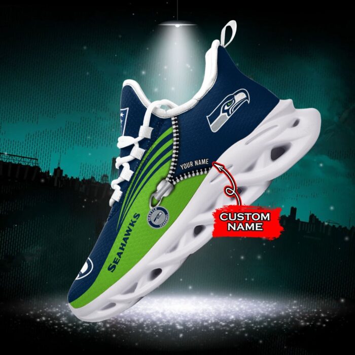 Custom Name Seattle Seahawks Personalized Max Soul Shoes 75