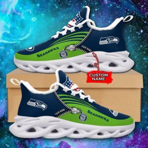 Custom Name Seattle Seahawks Personalized Max Soul Shoes 75