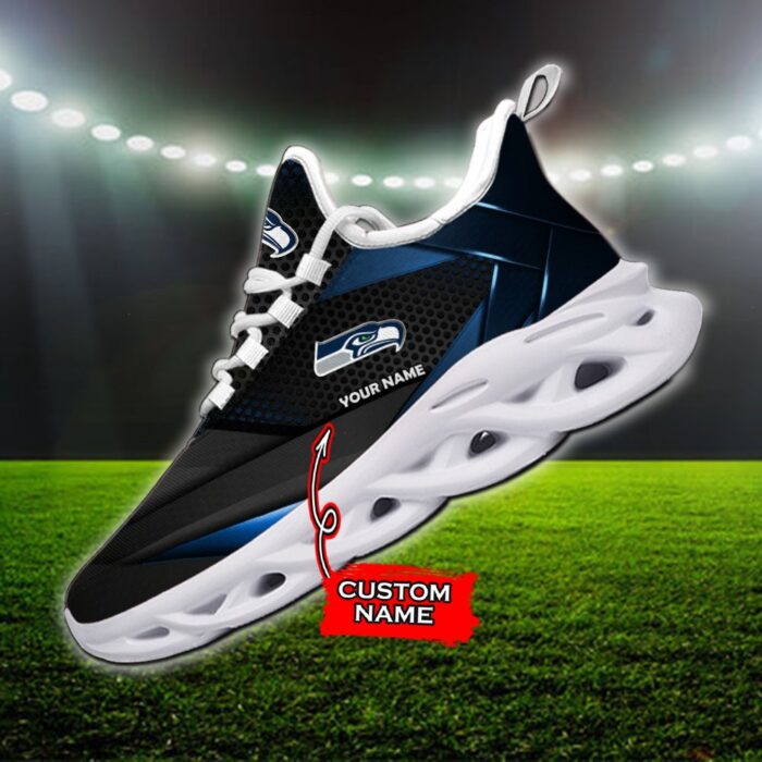 Custom Name Seattle Seahawks Personalized Max Soul Shoes 87