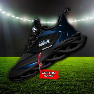 Custom Name Seattle Seahawks Personalized Max Soul Shoes 87