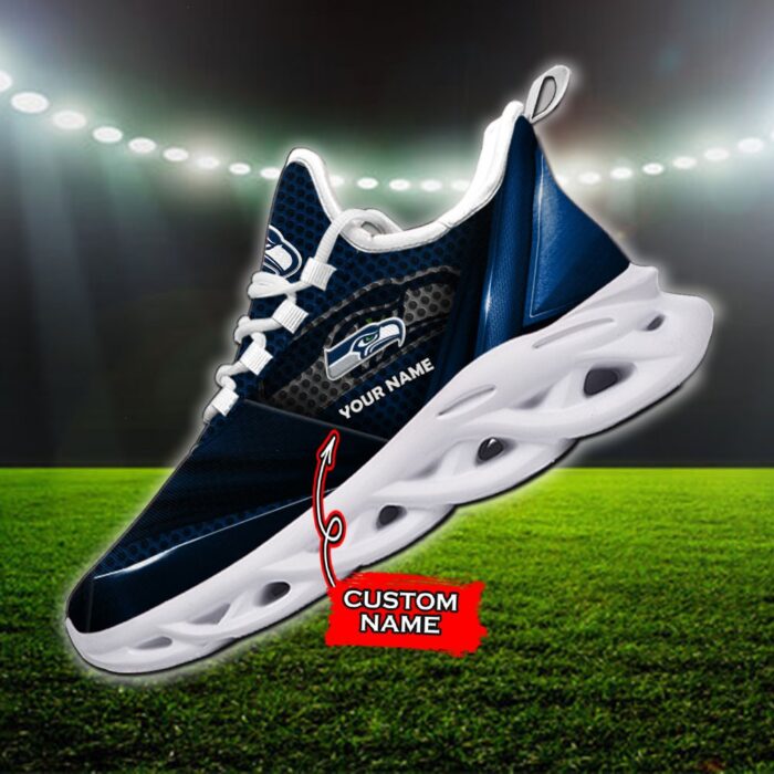 Custom Name Seattle Seahawks Personalized Max Soul Shoes 89