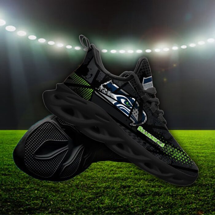 Custom Name Seattle Seahawks Personalized Max Soul Shoes 92