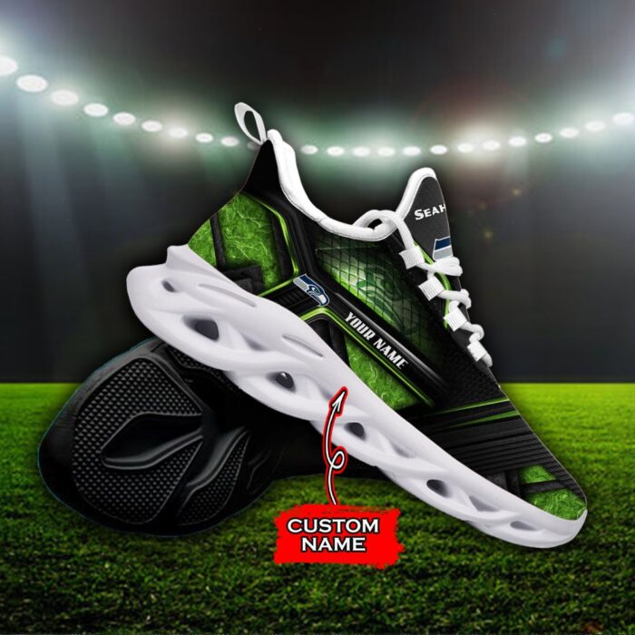 Custom Name Seattle Seahawks Personalized Max Soul Shoes 93