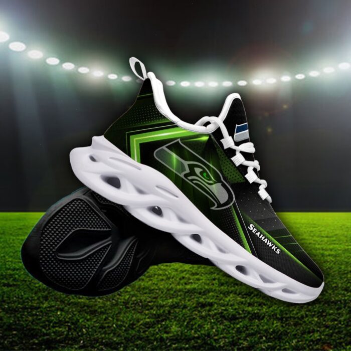 Custom Name Seattle Seahawks Personalized Max Soul Shoes Ver 2