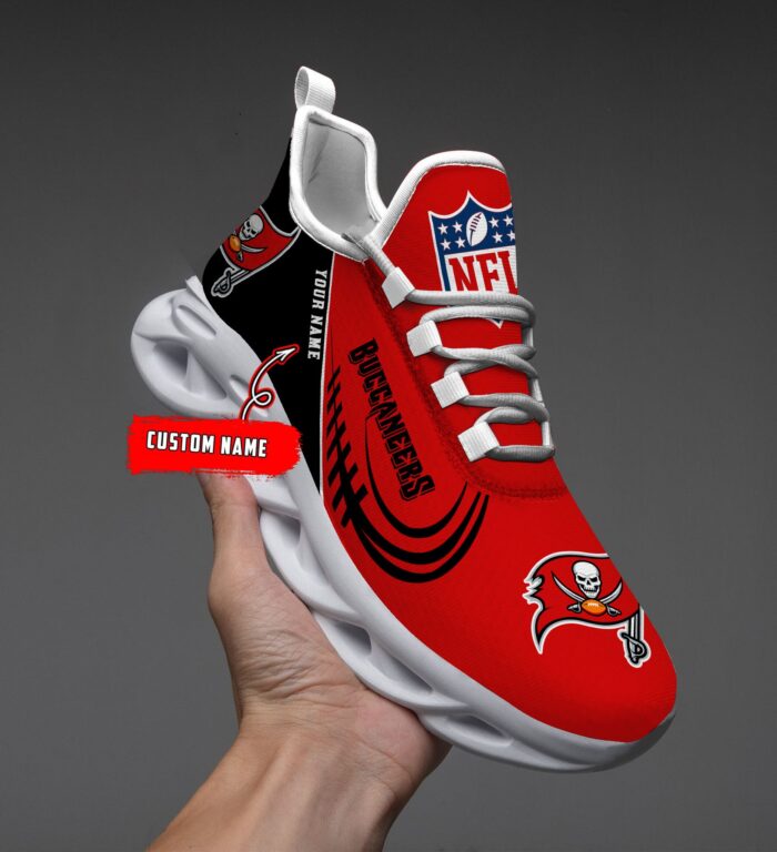 Custom Name Tampa Bay Buccaneers Max Soul Shoes Fan Gift