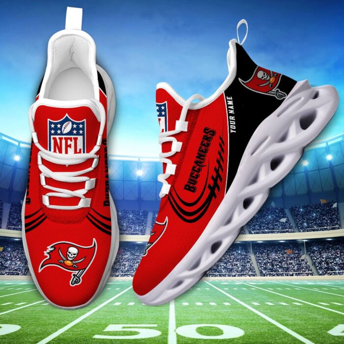 Custom Name Tampa Bay Buccaneers Max Soul Shoes Fan Gift