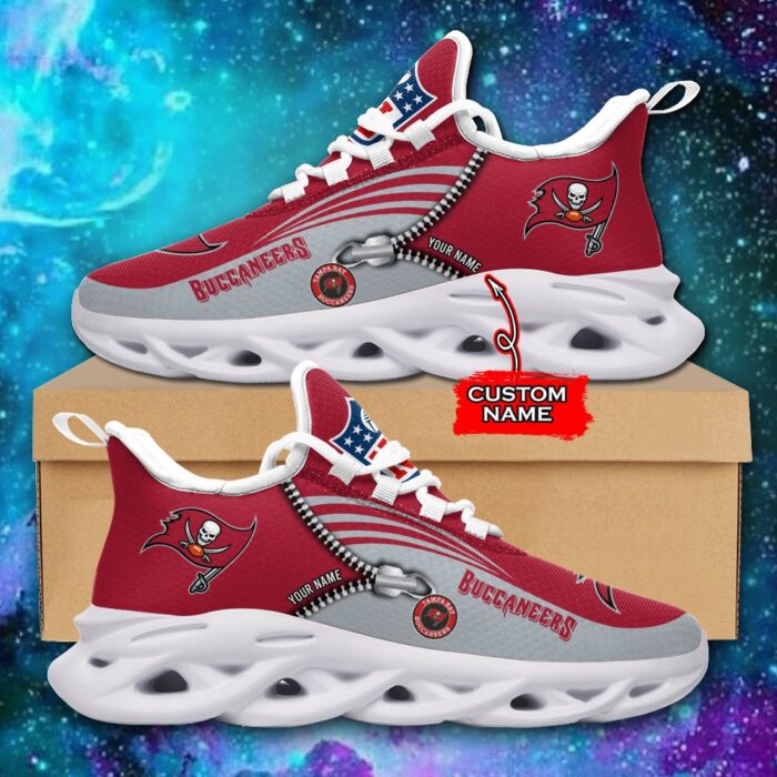 Custom Name Tampa Bay Buccaneers Personalized Max Soul Shoes 75