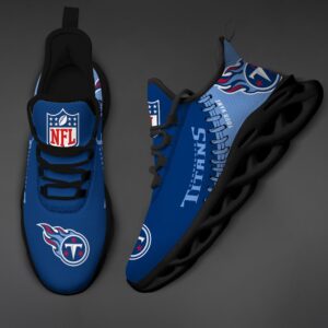 Custom Name Tennessee Titans Max Soul Shoes