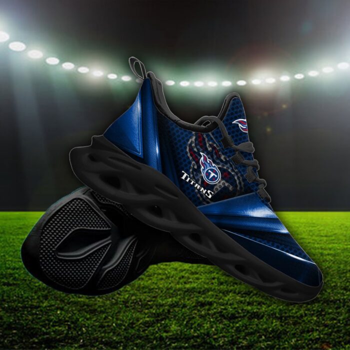 Custom Name Tennessee Titans Personalized Max Soul Shoes