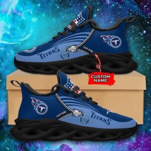 Custom Name Tennessee Titans Personalized Max Soul Shoes 75