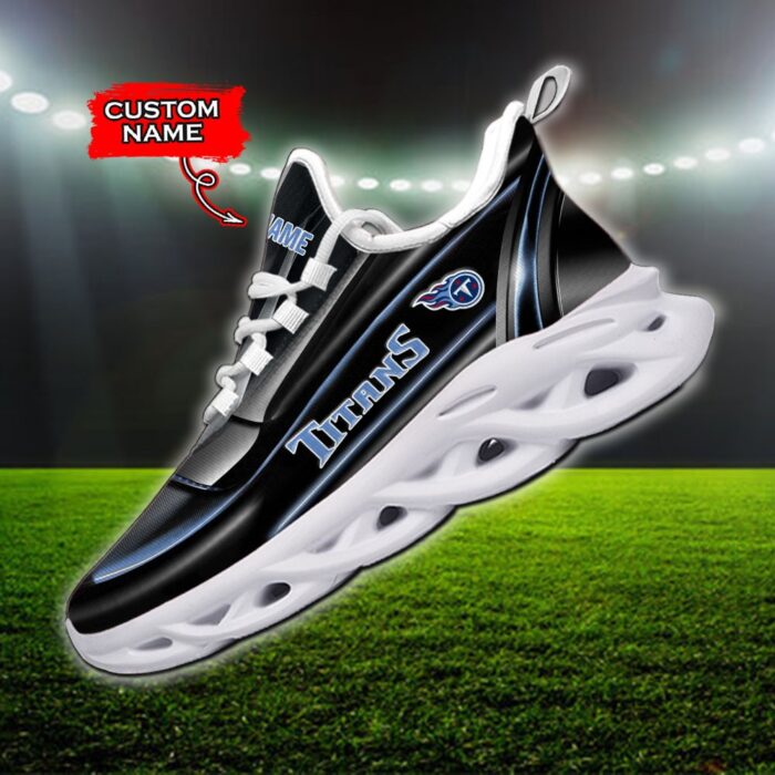 Custom Name Tennessee Titans Personalized Max Soul Shoes 95