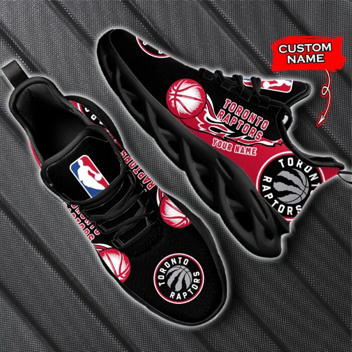 Custom Name Toronto Raptors Personalized Max Soul Shoes 100 M12