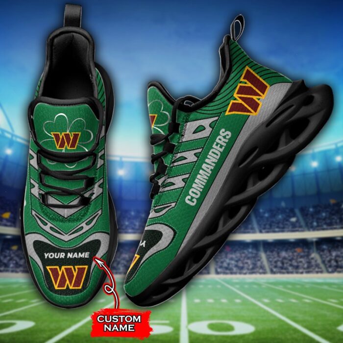 Custom Name Washington Commanders Personalized Max Soul Shoes 76