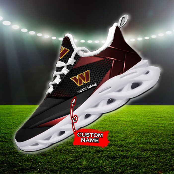 Custom Name Washington Commanders Personalized Max Soul Shoes 87