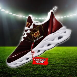 Custom Name Washington Commanders Personalized Max Soul Shoes 89