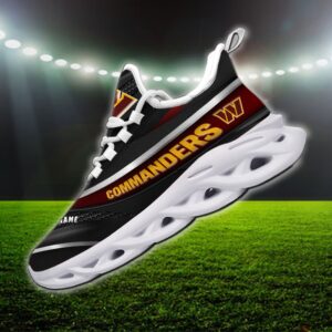 Custom Name Washington Commanders Personalized Max Soul Shoes 94