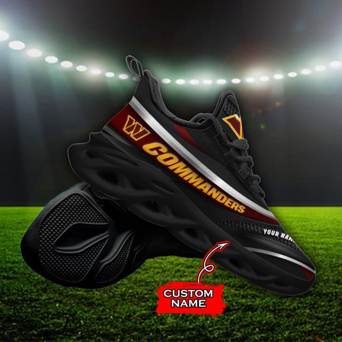 Custom Name Washington Commanders Personalized Max Soul Shoes 94