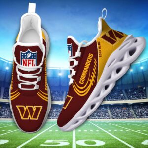 Custom Name Washington Commanders Personalized Max Soul Shoes for Fan