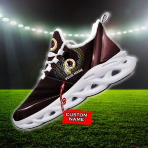 Custom Name Washington Redskins Personalized Max Soul Shoes