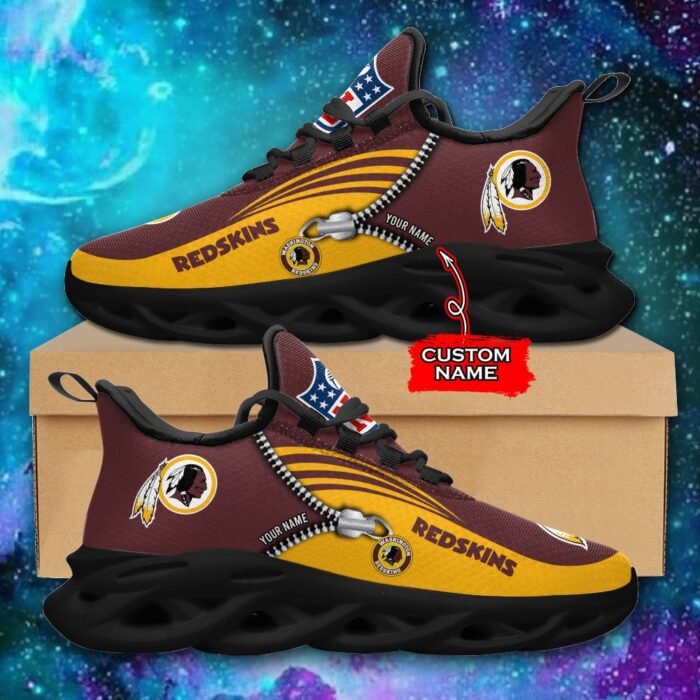 Custom Name Washington Redskins Personalized Max Soul Shoes 75