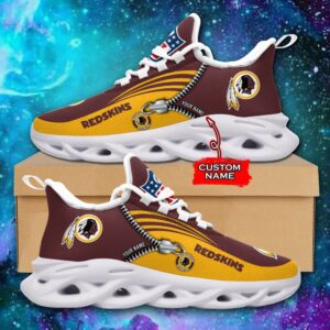 Custom Name Washington Redskins Personalized Max Soul Shoes 75