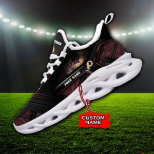 Custom Name Washington Redskins Personalized Max Soul Shoes 93