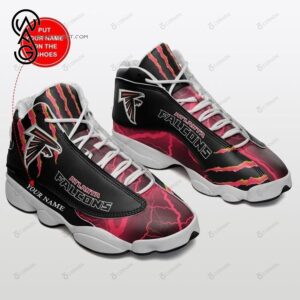 Custom Nfl Atlanta Falcons Air Jordan 13 Shoes