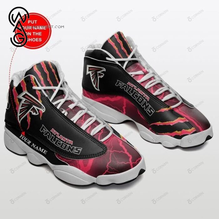 Custom Nfl Atlanta Falcons Air Jordan 13 Shoes