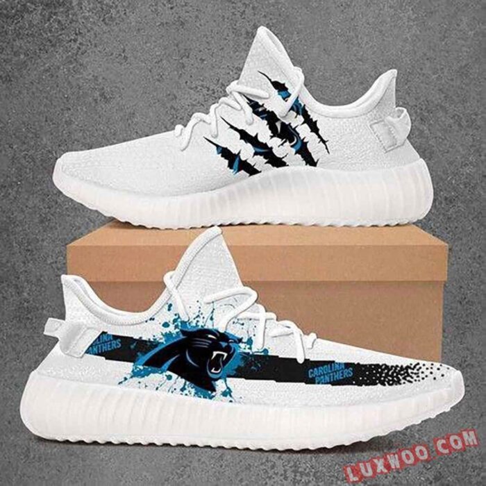 Custom Yeezy Carolina Panthers Shoes Sport Sneakers