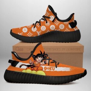 Cute Kid Goku Yeezy Shoes Dragon Ball Shoes Fan