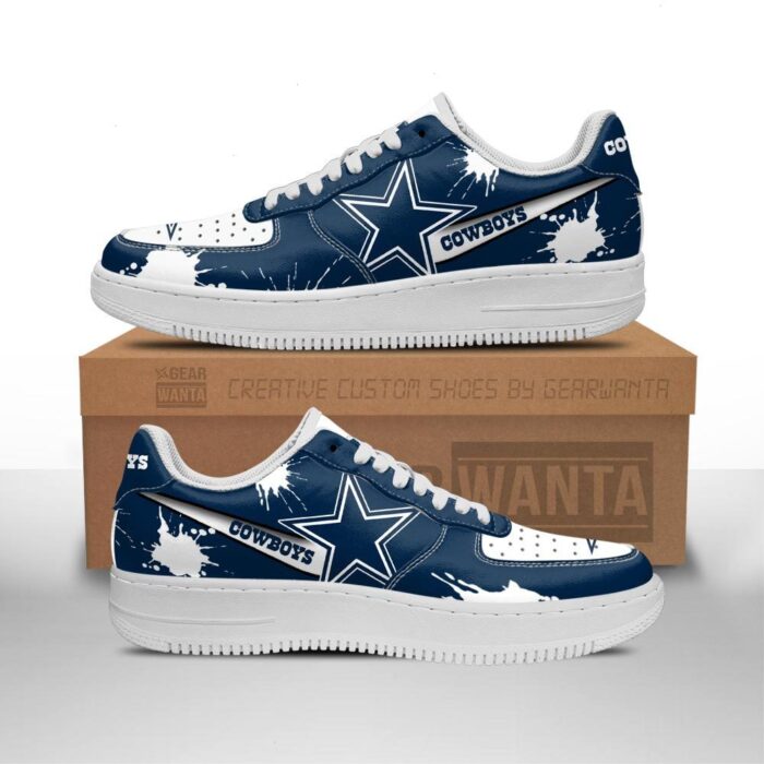 Dallas Cowboys Air Sneakers Gifts For Fans