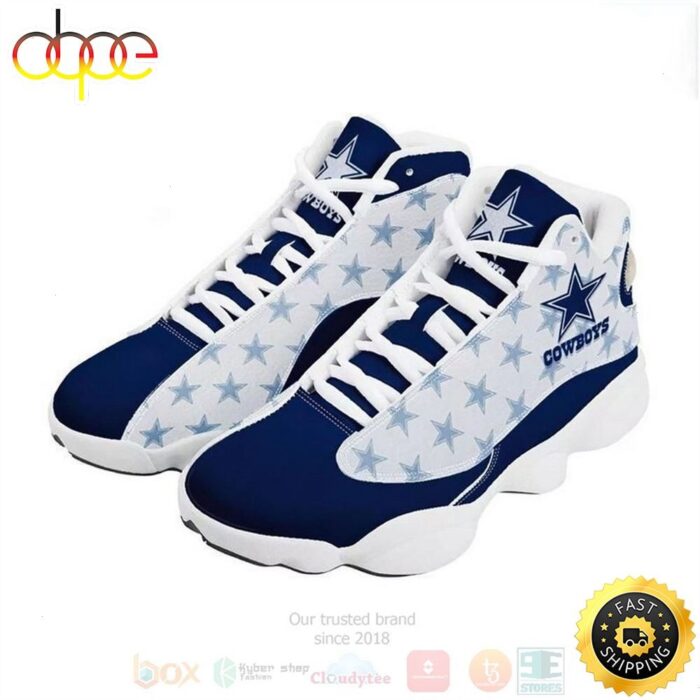 Dallas Cowboys Football NFL Air Jordan 13 Shoes