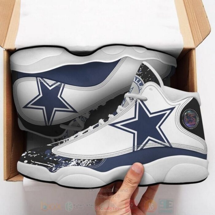 Dallas Cowboys Football Nfl Air Jordan 13 Shoes 2