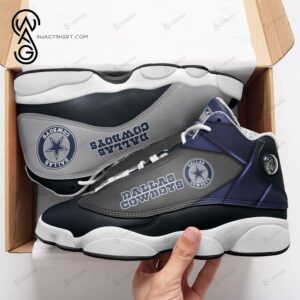 Dallas Cowboys Football Team Air Jordan 13 Shoes