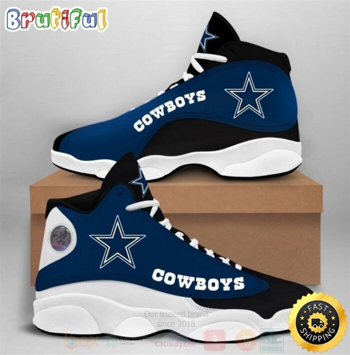 Dallas Cowboys NFL Air Jordan 13 Shoes 2